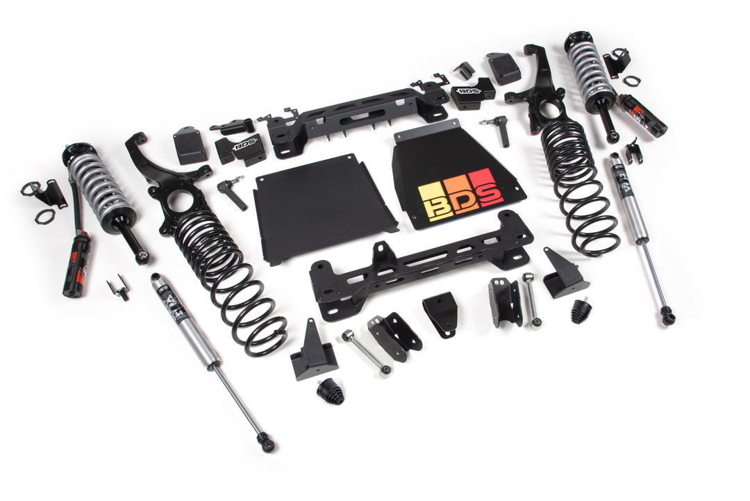 BDS Suspension 5 Inch Lift Kit Toyota Tundra 2022-2026 4WD - FOX 2.5 Performance Elite Coil-Over / FOX 2.5 Performance Elite Series Shock