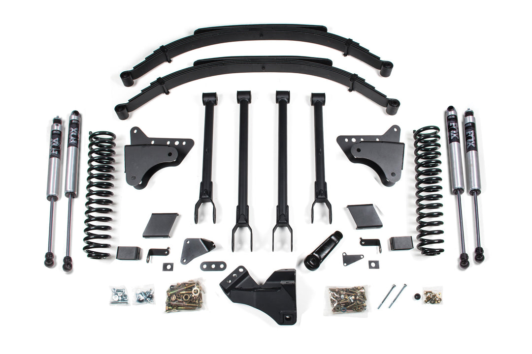 BDS Suspension 8 Inch Lift Kit 4-Link Conversion Ford F250/F350 Super Duty 2011-2016 4WD Diesel - FOX 2.0 Performance Series