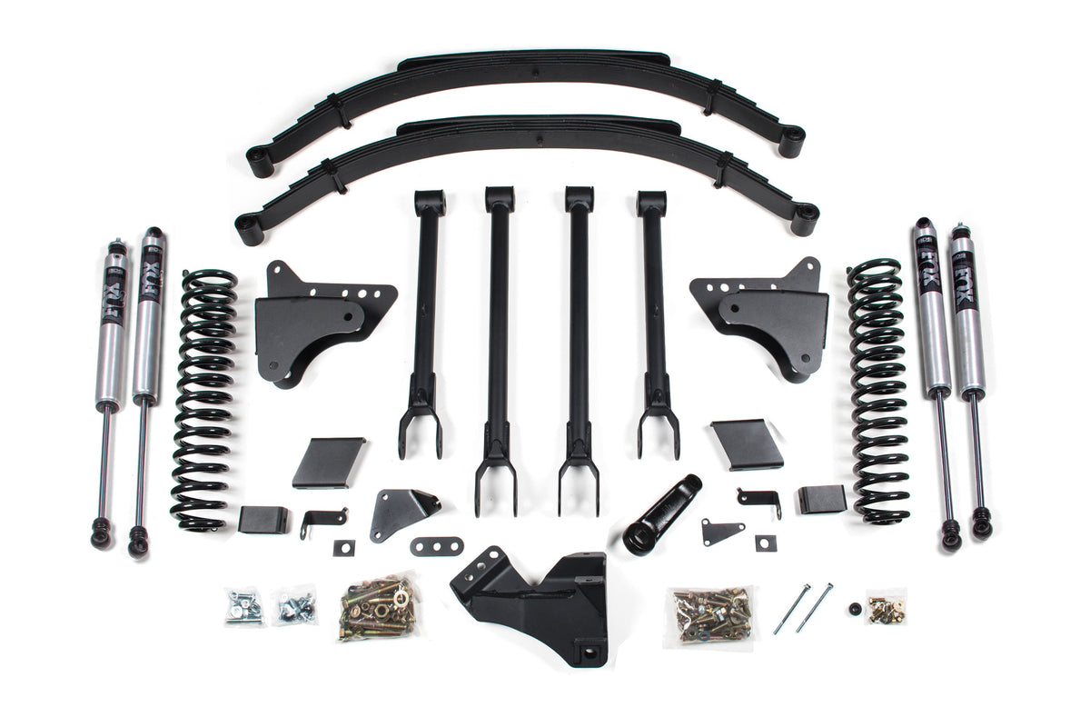 BDS Suspension 8 Inch Lift Kit 4-Link Conversion Ford F250/F350 Super Duty 2011-2016 4WD Diesel - FOX 2.0 Performance Series