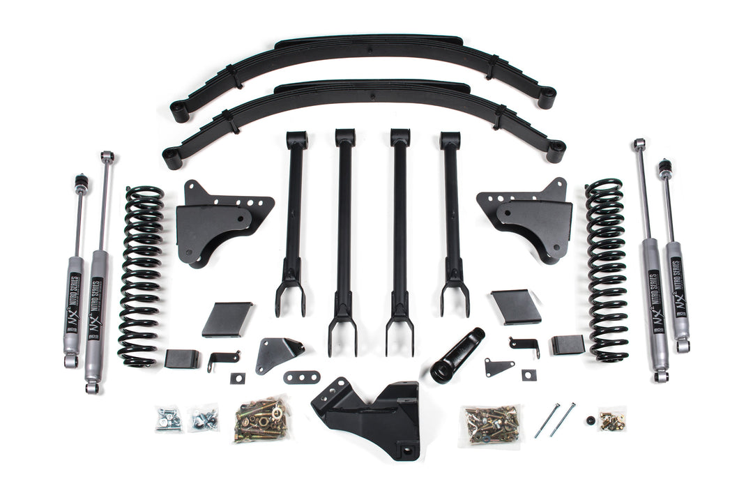 BDS Suspension 8 Inch Lift Kit 4-Link Conversion Ford F250/F350 Super Duty 2011-2016 4WD Diesel - NX2 Nitro Series