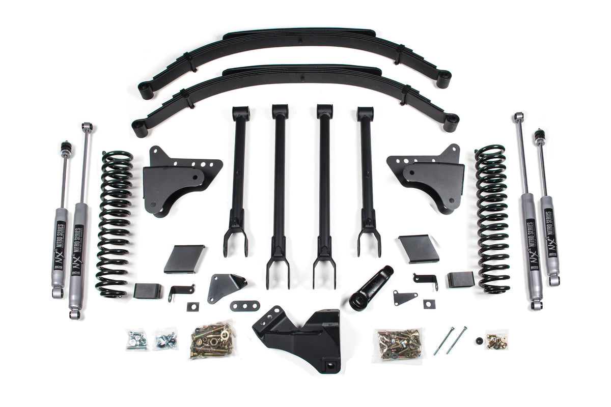 BDS Suspension 8 Inch Lift Kit 4-Link Conversion Ford F250/F350 Super Duty 2011-2016 4WD Diesel - NX2 Nitro Series