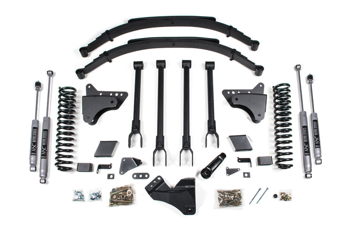 BDS Suspension 8 Inch Lift Kit 4-Link Conversion Ford F250/F350 Super Duty 2011-2016 4WD Diesel - NX2 Nitro Series
