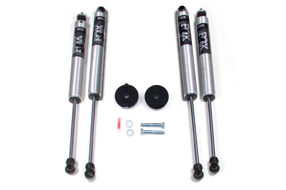 BDS Suspension 1 Inch Leveling Kit Coil Spacer Ford F250/F350 Super Duty 2017-2019 4WD - FOX 2.0 Performance Series