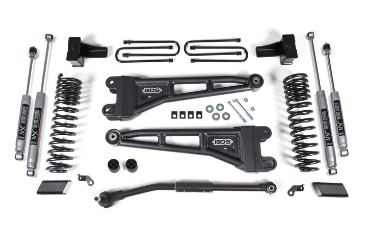 BDS Suspension 2.5 Inch Lift Kit w/ Radius Arm Ford F250/F350 Super Duty 2017-2019 4WD Diesel - NX2 Nitro Series