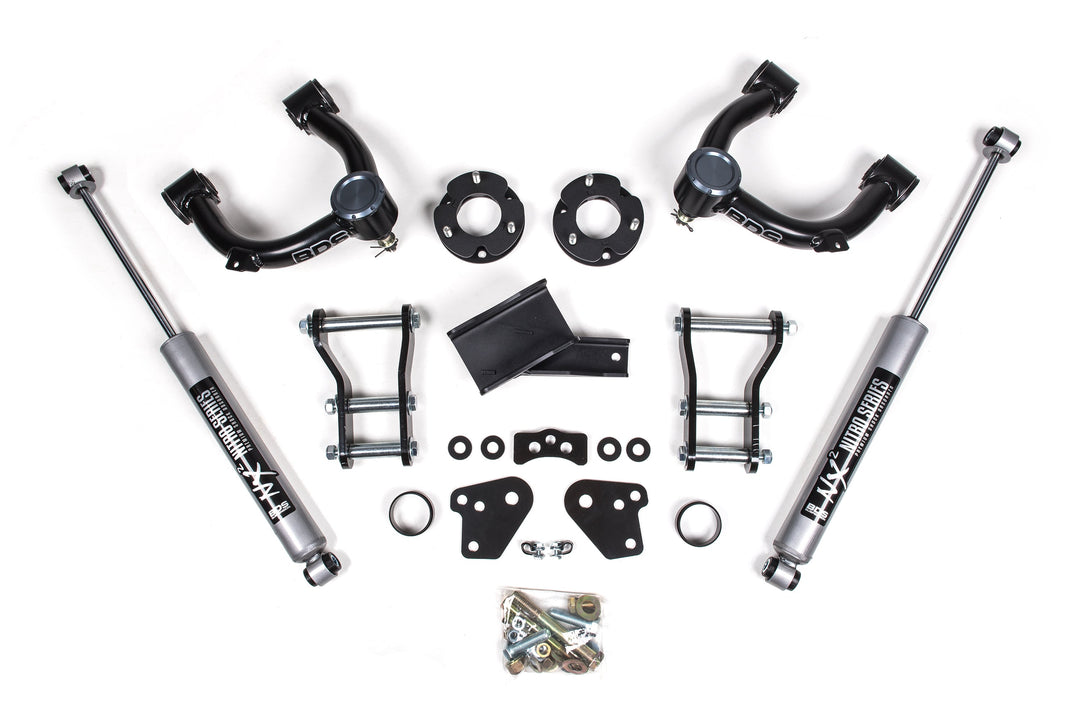 BDS Suspension 3.5 Inch Lift Kit Ford Ranger 2019-2023 4WD - NX2 Nitro Series / Cast Aluminum