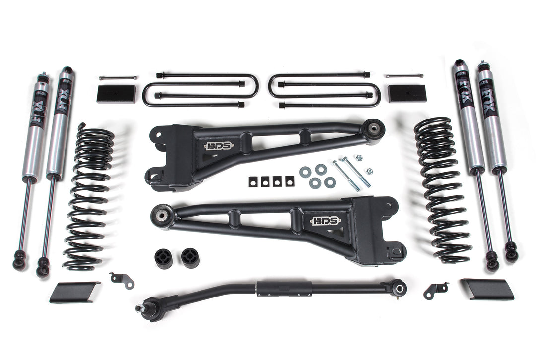 BDS Suspension 3 Inch Lift Kit w/ Radius Arm Ford F250/F350 Super Duty 2020-2022 4WD Diesel - FOX 2.0 Performance Series