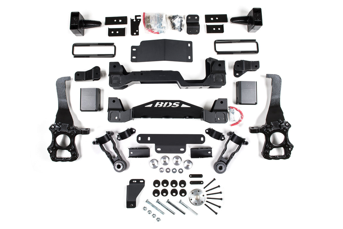 BDS Suspension 4 Inch Lift Kit Ford F150 Raptor 2019-2020 4WD - 5 Inch Block Kit