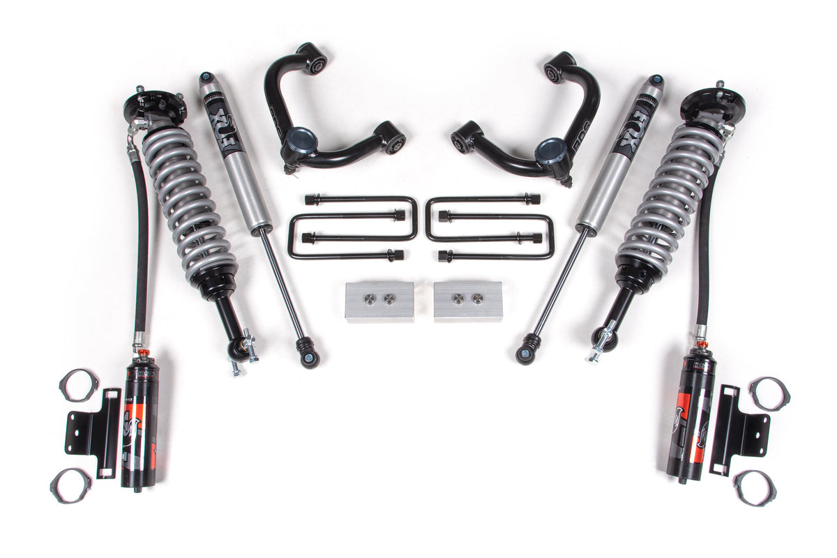 BDS Suspension 3 Inch Lift Kit FOX 2.5 Performance Elite Coil-Over Ford F150 2014-2020 4WD - FOX 2.0 Performance Series
