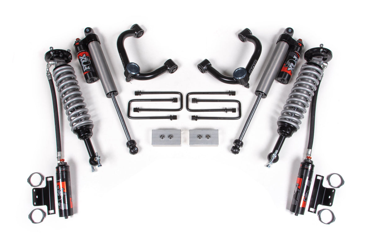BDS Suspension 3 Inch Lift Kit FOX 2.5 Performance Elite Coil-Over Ford F150 2014-2020 4WD - FOX 2.5 Performance Elite
