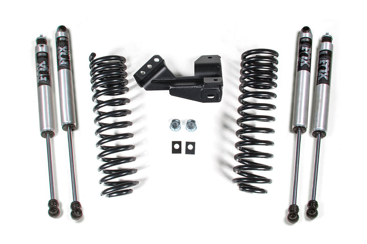 BDS Suspension 1-2 Inch Leveling Kit Performance Spring Ford F250/F350 Super Duty (1 Inch Lift: 17-19) (2 Inch Lift: 20-26) 4WD Diesel &amp; Gas - FOX 2.0 Performance Series
