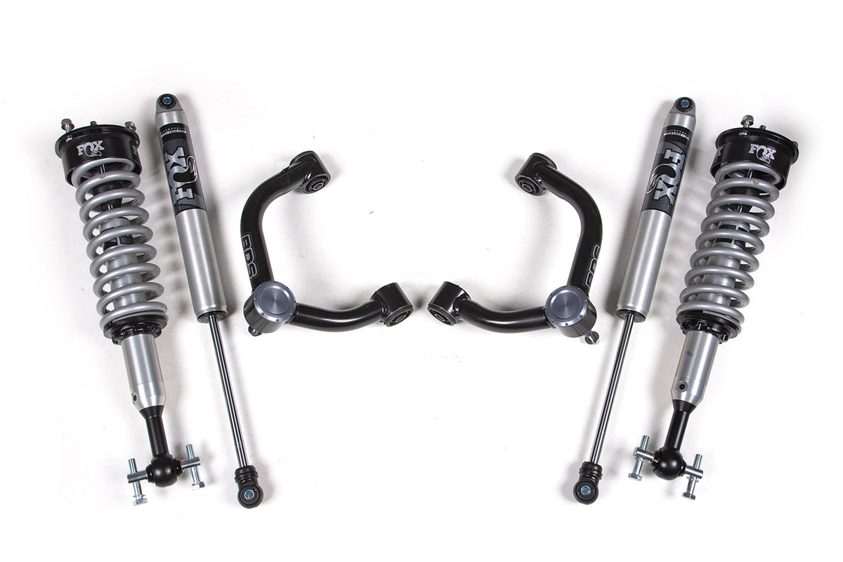 BDS Suspension 2 Inch Leveling Kit FOX 2.0 Coilover Ford F150 2021-2026 4WD