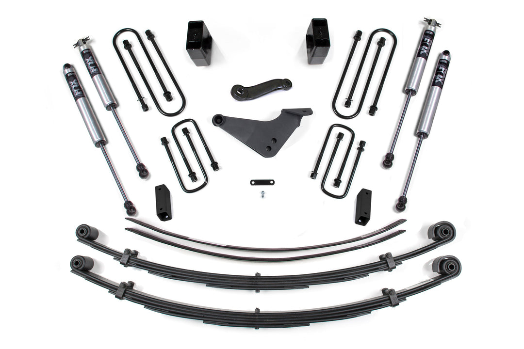 BDS Suspension 6 Inch Lift Kit Ford Excursion 2000-2005 4WD - Block Kit and Add-A-Leaf / FOX 2.0 Performance Series