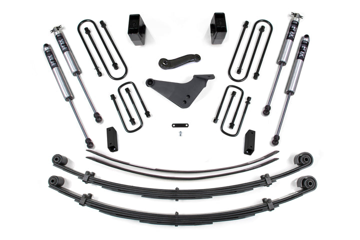 BDS Suspension 6 Inch Lift Kit Ford Excursion 2000-2005 4WD - Block Kit and Add-A-Leaf / FOX 2.0 Performance Series
