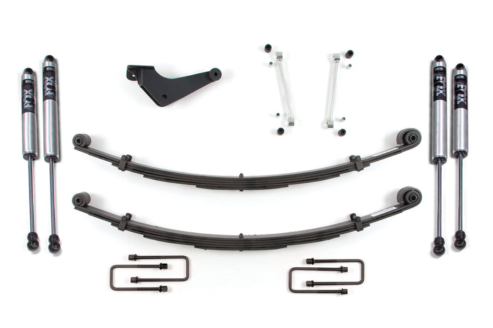 BDS Suspension 2 Inch Leveling Kit Ford F250/F350 Super Duty 1999-2004 4WD - Square / FOX 2.0 Performance Series
