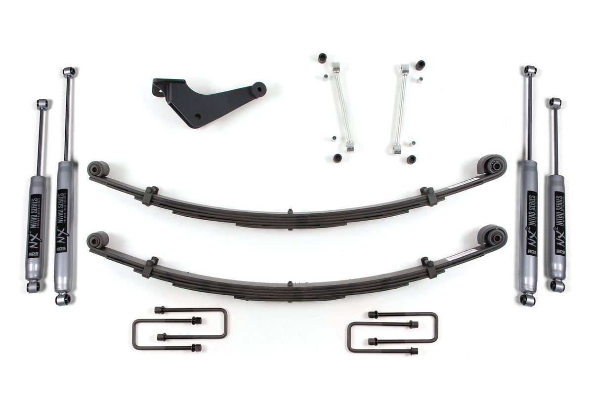 BDS Suspension 2 Inch Leveling Kit Ford F250/F350 Super Duty 1999-2004 4WD - Square / NX2 Nitro Series