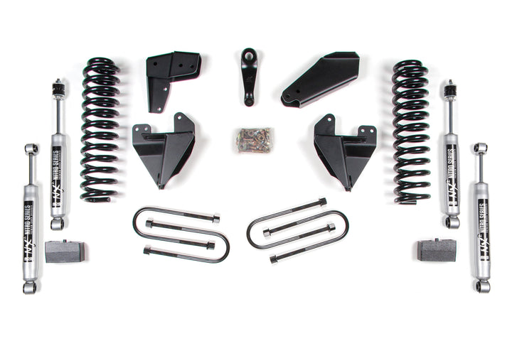 BDS Suspension 4 Inch Lift Kit Ford F100/F150 1980-1996 4WD - 2 Inch Block Kit