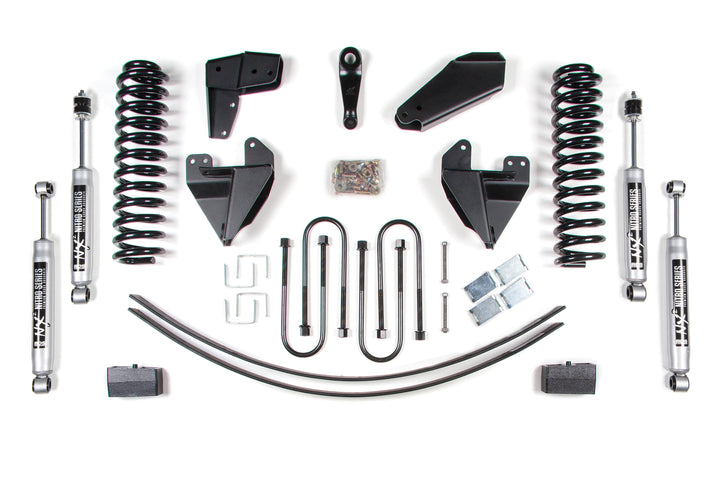 BDS Suspension 4 Inch Lift Kit Ford Bronco 1980-1996 4WD - Block Kit and Add-A-Leaf