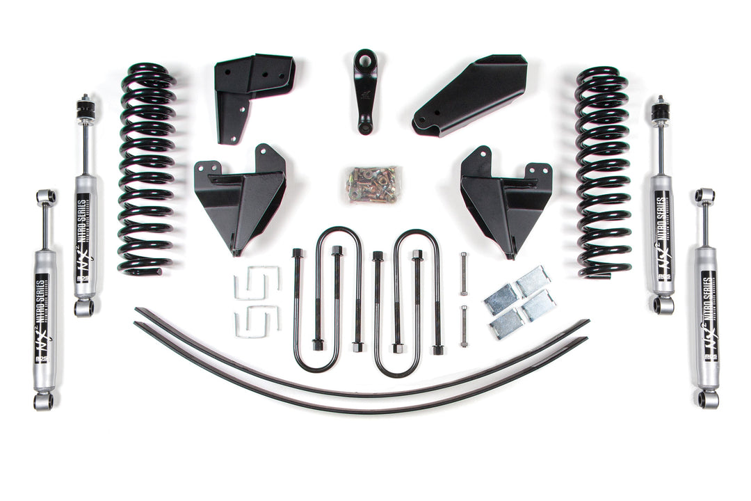 BDS Suspension 4 Inch Lift Kit Ford F100/F150 1980-1996 4WD - Dual Add A Leaf_Kit
