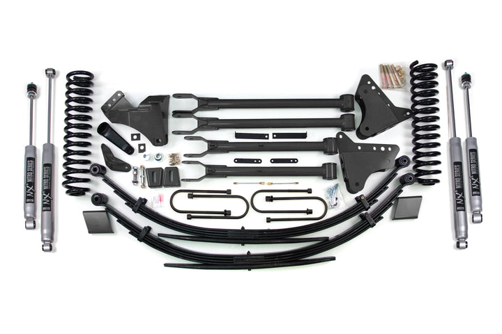 BDS Suspension 6 Inch Lift Kit w/ 4-Link Ford F250/F350 Super Duty 2008-2010 4WD Gas