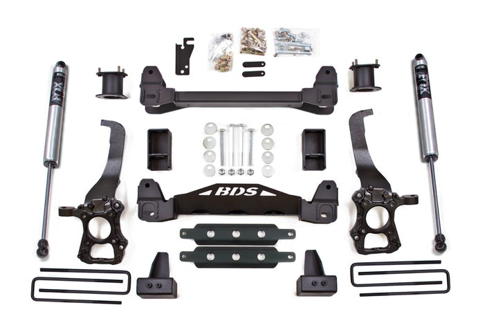 BDS Suspension 4 Inch Lift Kit Ford F150 2014 2WD - FOX 2.0 Performance Series