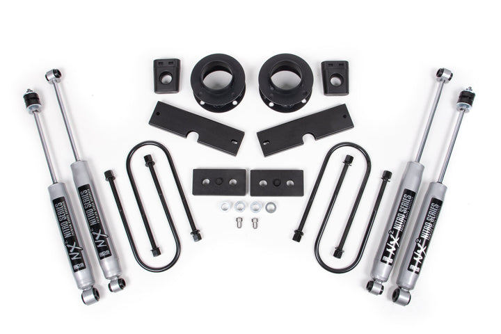 BDS Suspension 2 Inch Lift Kit Ram 3500 w/ Rear Air Ride 2013-2027 4WD - NX2 Nitro Series
