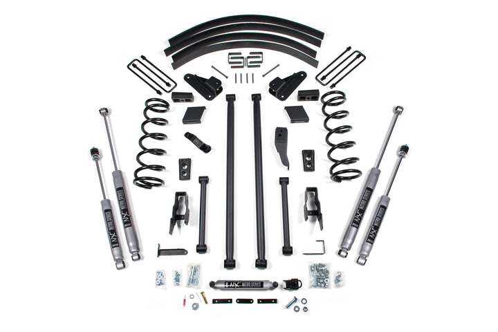 BDS Suspension 4.5 Inch Lift Kit Long Arm Conversion Dodge Ram 2500/3500 1994-1999 4WD - Block Kit Without Factory Overload / NX2 Nitro Series