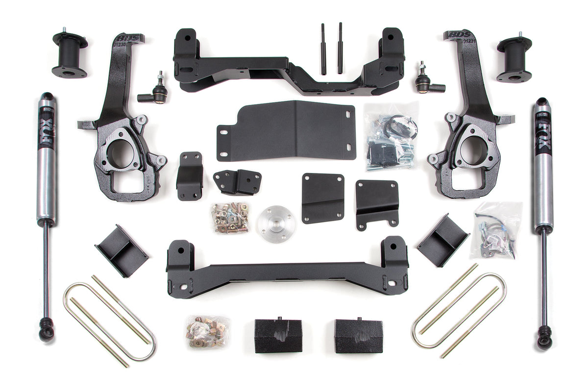 BDS Suspension 4 Inch Lift Kit Dodge Ram 1500 2006-2008 4WD - FOX 2.0 Performance Series