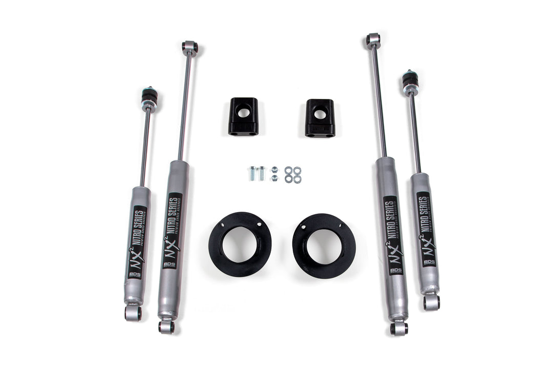 BDS Suspension 2 Inch Leveling Kit Ram 3500 2013-2026 4WD - NX2 Nitro Series