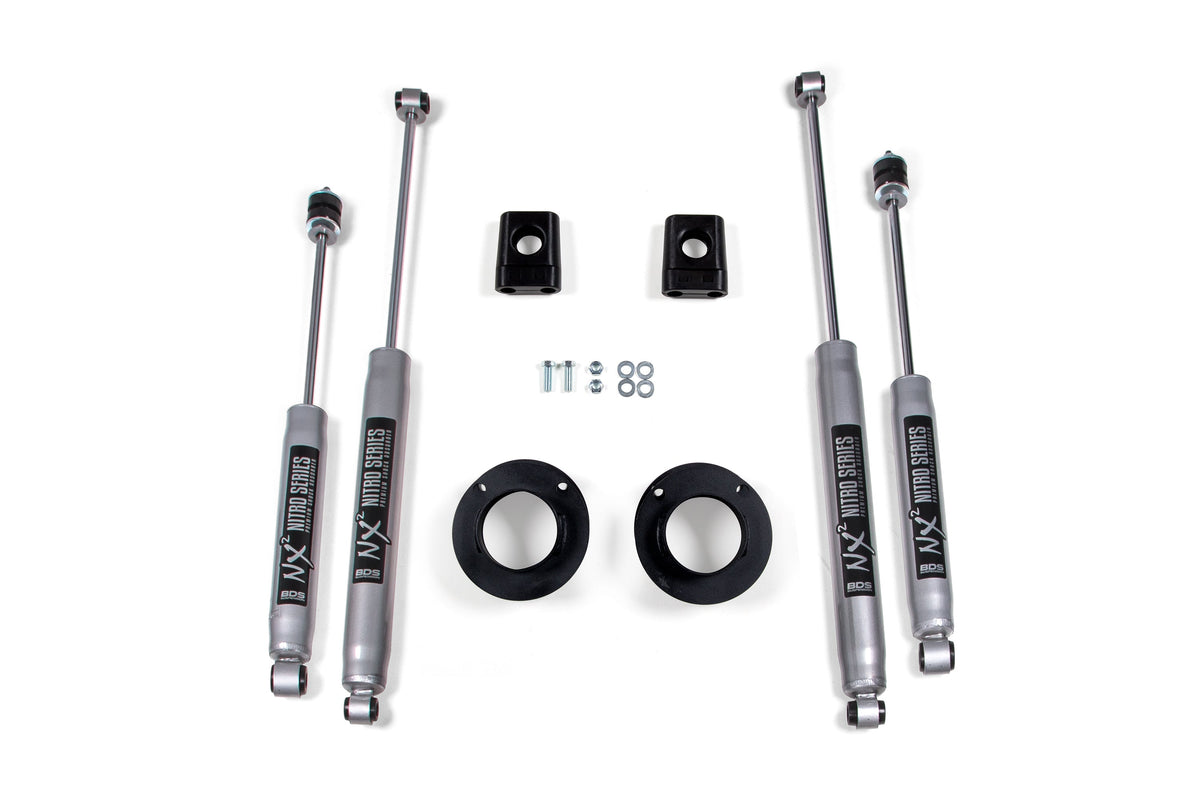 BDS Suspension 2 Inch Leveling Kit Ram 3500 2013-2026 4WD - NX2 Nitro Series
