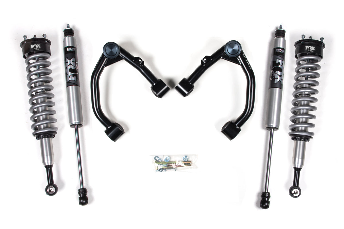 BDS Suspension 2 Inch Leveling Kit FOX 2.0 Coilover Toyota Tundra 2007-2021 2/4WD