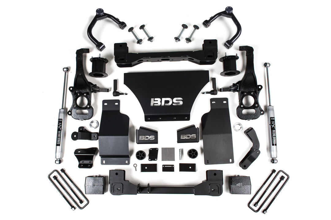 BDS Suspension 4 Inch Lift Kit Chevy Trail Boss or GMC AT4 1500 2019-2026 4WD Gas - NX2 Nitro Series