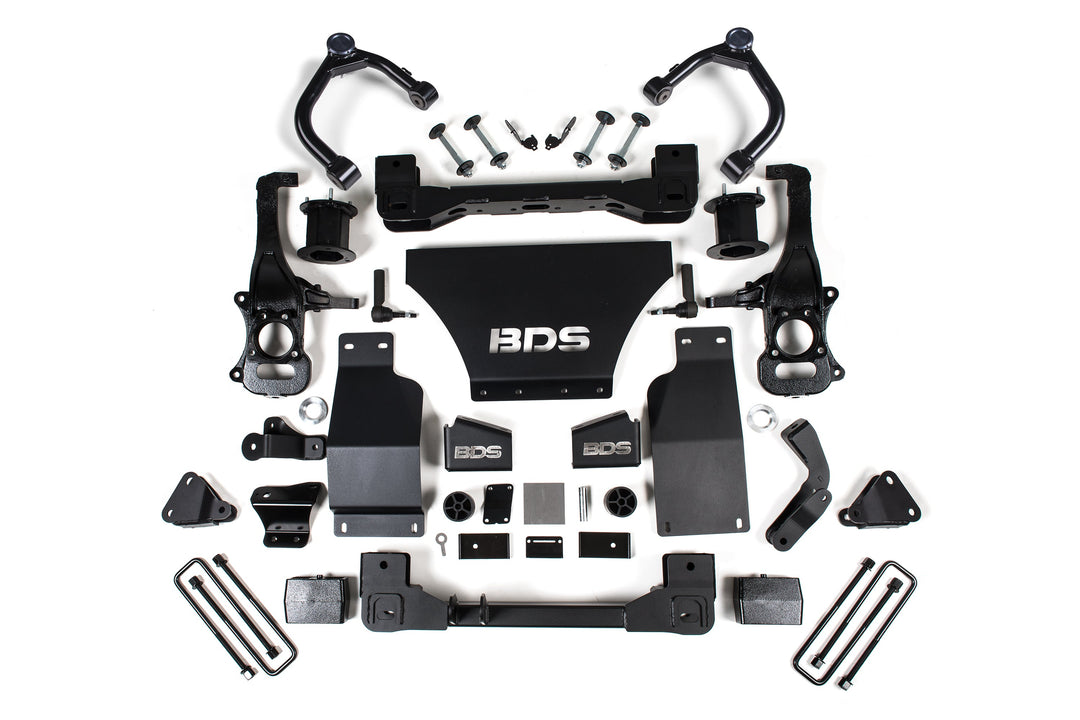 BDS Suspension 4 Inch Lift Kit Adaptive Ride Control Only Chevy Silverado High Country or GMC Denali 1500 2019-2024 4WD Gas