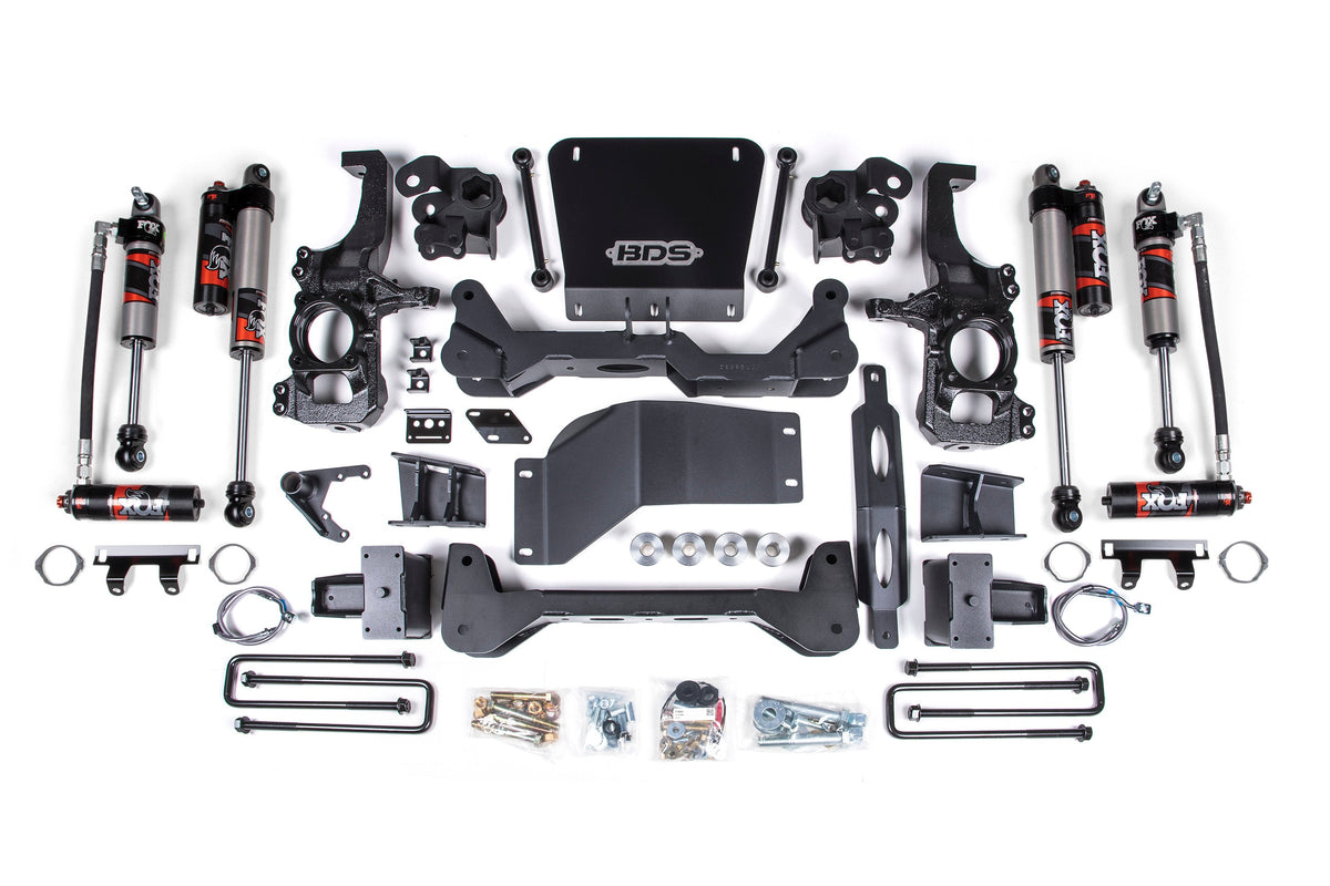 BDS Suspension 6.5 Inch Lift Kit FOX Performance Elite Chevy Silverado or GMC Sierra 2500HD/3500HD 2020-2026 4WD