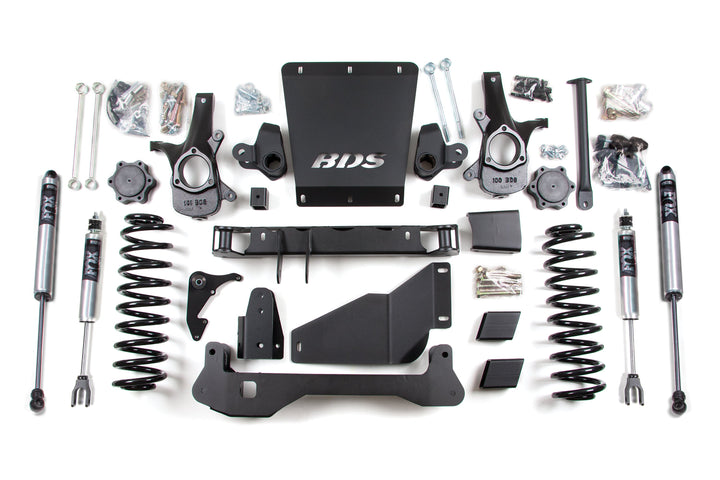 BDS Suspension 6 Inch Lift Kit Chevy/GMC Avalanche, Surburban, Tahoe, or Yukon 1500 2000-2006 4WD - FOX 2.0 Performance Series