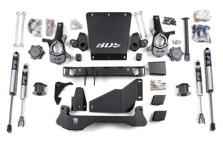 BDS Suspension 4 Inch Lift Kit Chevy/GMC Avalanche, Surburban, Tahoe, or Yukon 1500 2000-2006 4WD - FOX 2.0 Performance Series