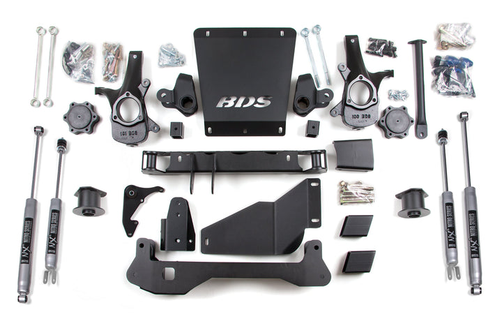BDS Suspension 4 Inch Lift Kit Chevy/GMC Avalanche, Surburban, Tahoe, or Yukon 1500 2000-2006 4WD - NX2 Nitro Series