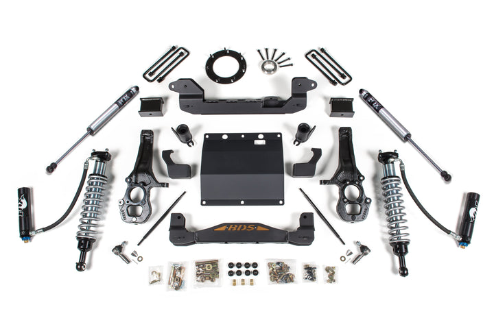 BDS Suspension 5.5 Inch Lift Kit FOX 2.5 Coilover Chevy Colorado or GMC Canyon 2015-2022 4WD - FOX 2.5 Coil-Overs with DSC Adjuster
