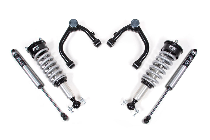BDS Suspension 2 Inch Leveling Kit FOX Coilover Upgrade Chevy Silverado or GMC Sierra 1500 2019-2026 4WD - FOX 2.0 Performance Series