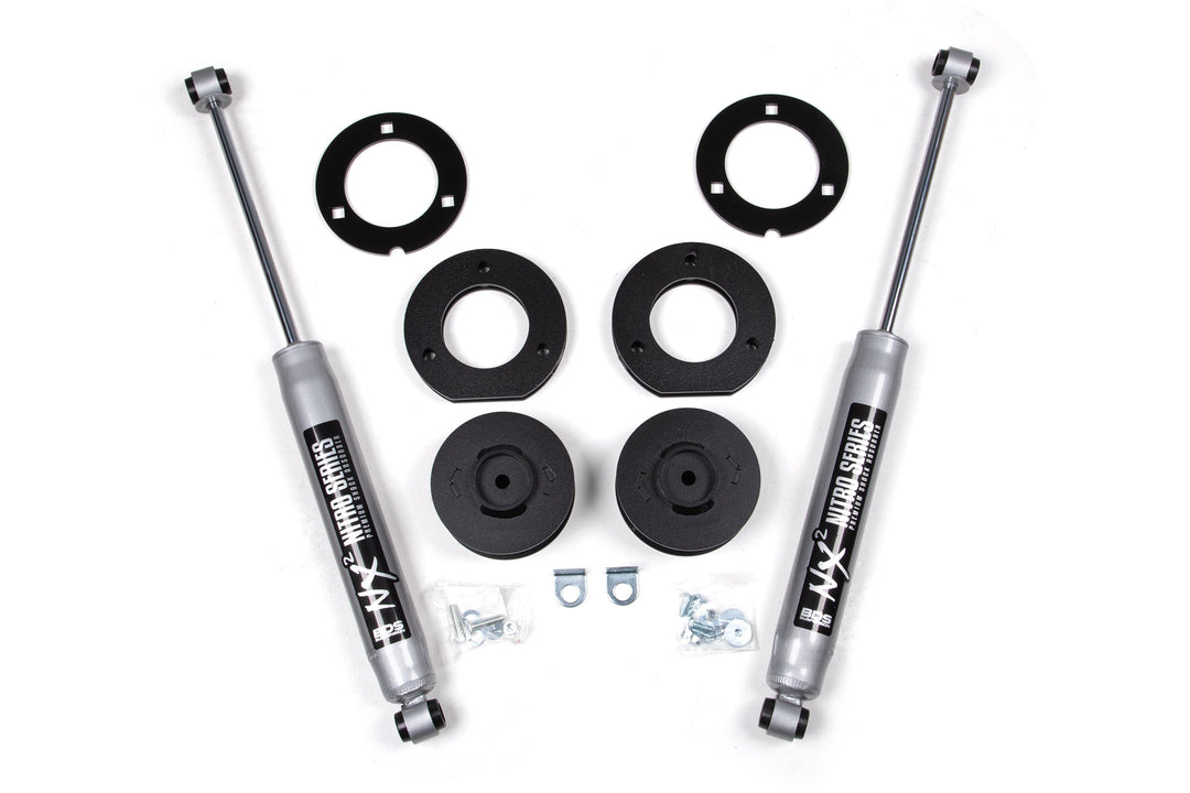BDS Suspension 2 Inch Lift Kit Chevy/GMC Avalanche, Suburban, Tahoe, Yukon/XL 1500 2007-2019 4WD - NX2 Nitro Series