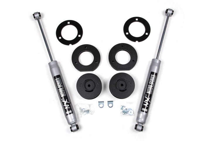 BDS Suspension 2 Inch Lift Kit Chevy/GMC Avalanche, Suburban, Tahoe, Yukon/XL 1500 2007-2019 4WD - NX2 Nitro Series