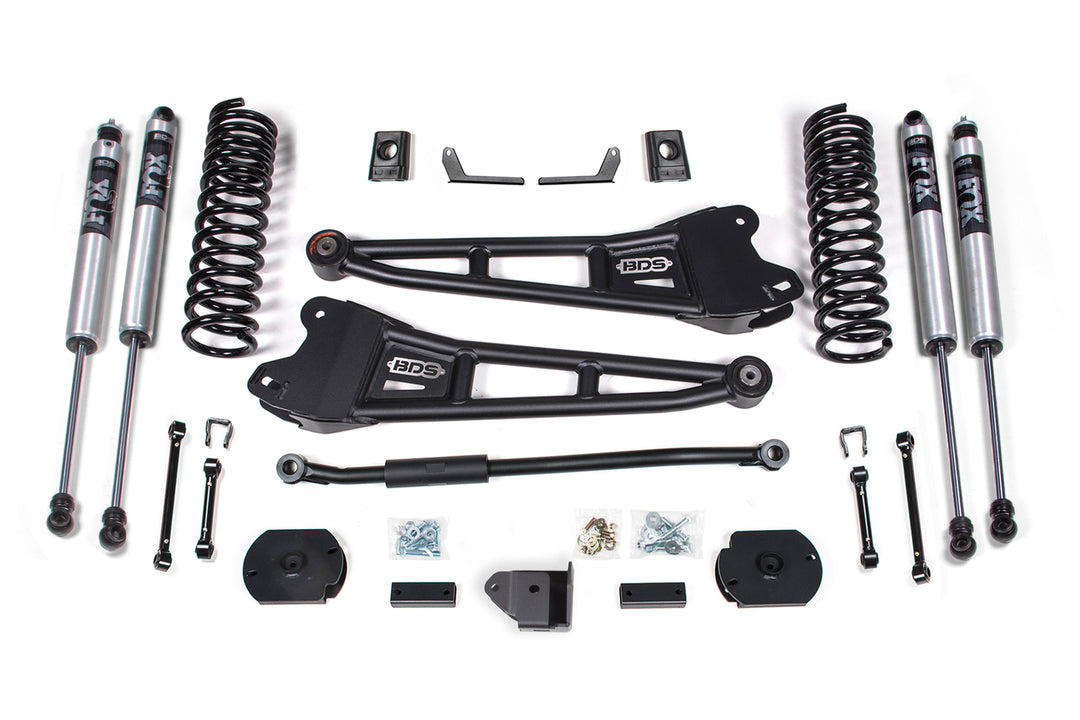 BDS Suspension 3 Inch Lift Kit Ram 2500 w/ Rear Air Ride 2019-2024 4WD Diesel - FOX 2.0 Performance Series