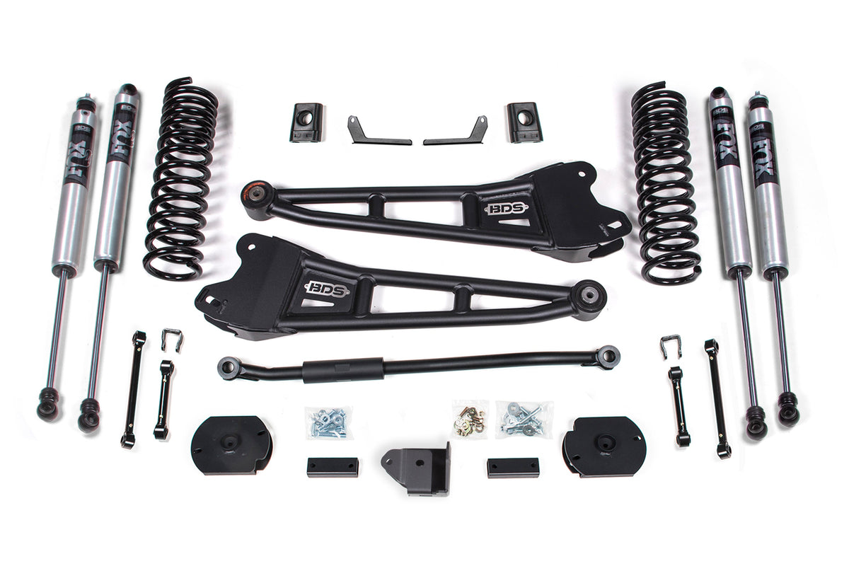 BDS Suspension 3 Inch Lift Kit Ram 2500 w/ Rear Air Ride 2014-2018 & 2025-2026 4WD Diesel - FOX 2.0 Performance Series