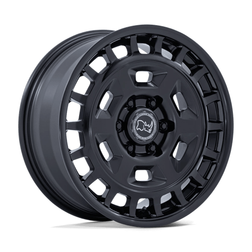 Black Rhino Rover Wheel Matte Black w/ Gloss Black Lip