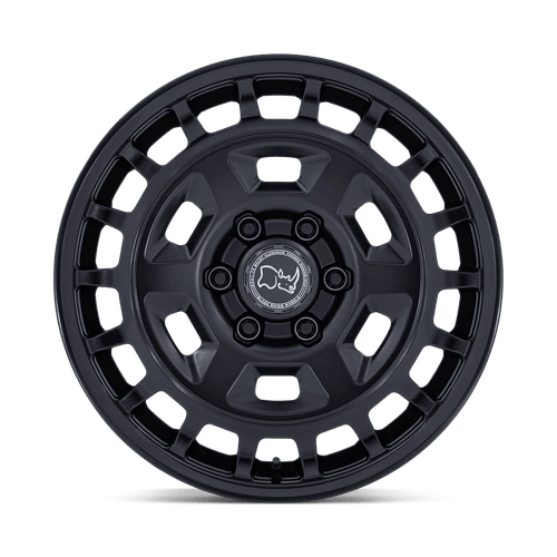 Black Rhino Rover Wheel Matte Black w/ Gloss Black Lip