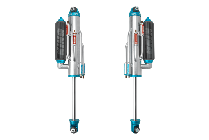 King Shocks 3.5" Performance Rear Piggyback Reservoir Shock – 2021-2026 Ram 1500 TRX (4-Tube Bypass, Performance Fin Reservoir)