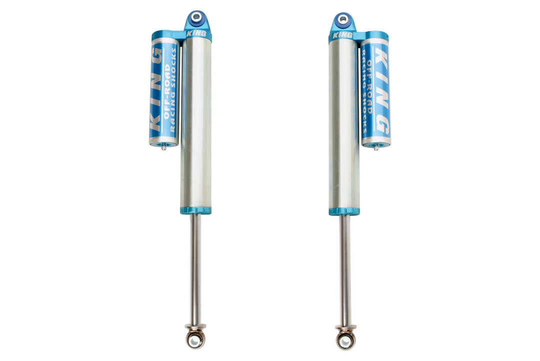 King Shocks 2.5" Performance Rear Piggyback Reservoir Shock – 2011-2026 Silverado/Sierra 2500/3500 HD