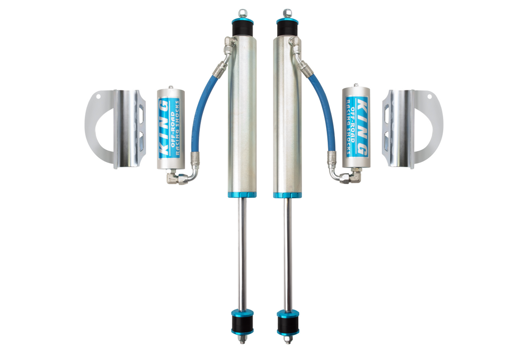 King Shocks 2.5" Performance Front Remote Reservoir Shock – 1989-1997 Toyota Land Cruiser80-Series (6" Lift)