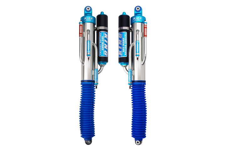 King Shocks 3.0" Performance Rear Piggyback Reservoir Shock – 2010-2014 Ford F-150 Raptor 4WD (3-Tube Bypass, Standard Fin Reservoir)