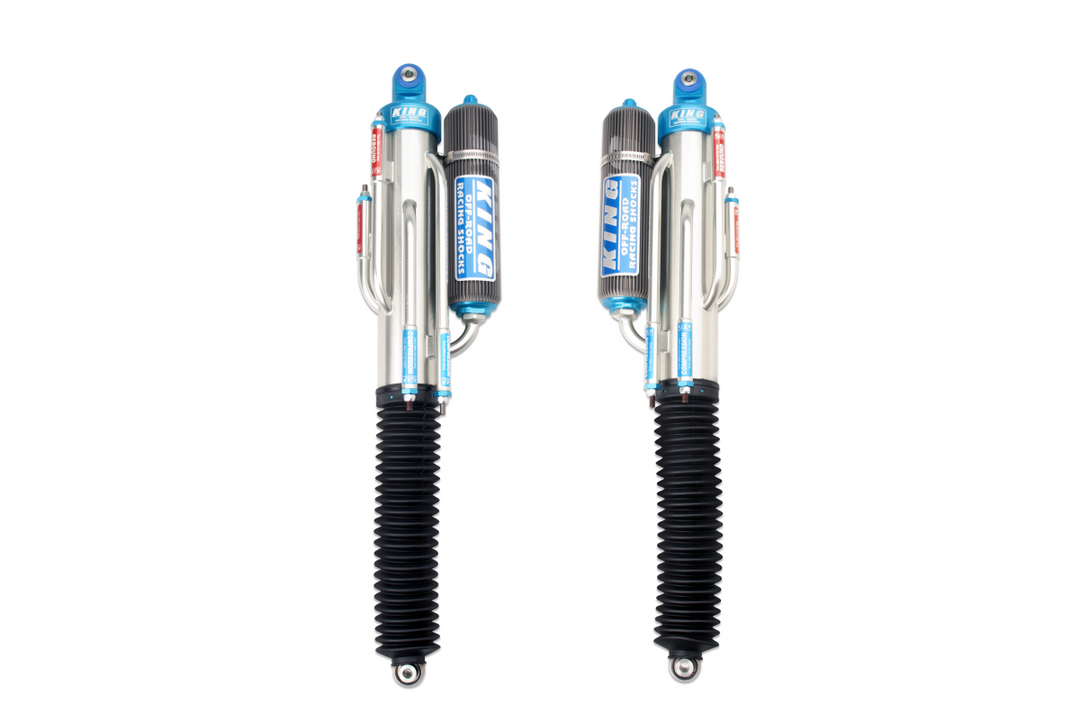 King Shocks 3.0" Performance Rear Piggyback Reservoir Shock – 2017-2026 Ford F-150 Raptor 4WD (4-Tube Bypass, Performance Fin Reservoir)
