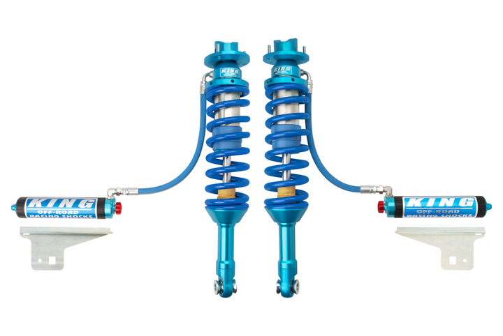 King Shocks 3.0" Performance Front Coilover w/ Remote Reservoir – 2010-2014 Ford F-150 Raptor 4WD (Standard Fin Reservoir)